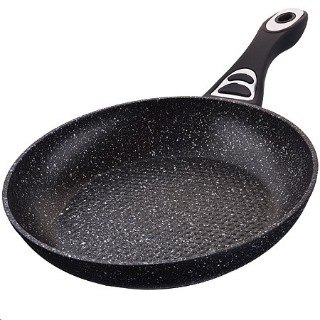 Сковородка 24 см мраморная крошка с ручкой